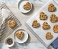 
Heart Shaped Chocolate Chip Cookies
