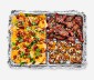 
Sheet Pan Trio: Nachos, Sesame Ginger Wings, and Smashed Loaded Potatoes
