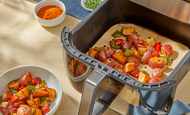 
Crispy Air Fryer Breakfast Potatoes
