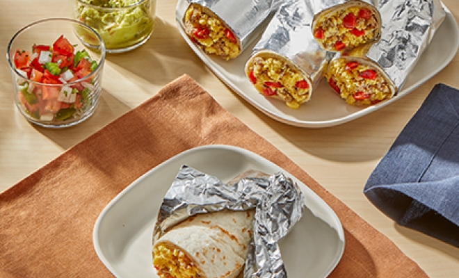 
Breakfast Burritos
