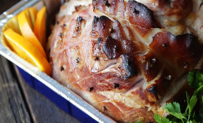 
Orange Glazed Ham
