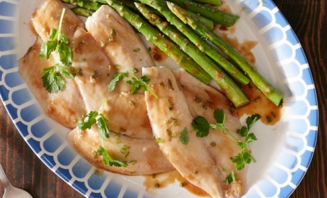 
Asian Tilapia with Asparagus
