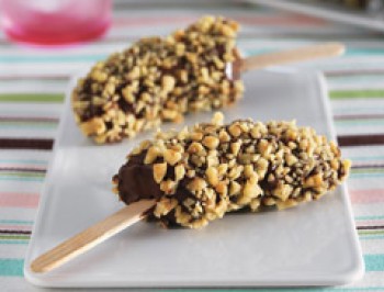 Nutty Chocolate Banana Pops