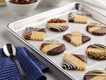 Chocolate Dipped Homemade Sugar Cookies