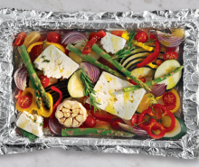 Roasted Vegetables with Feta