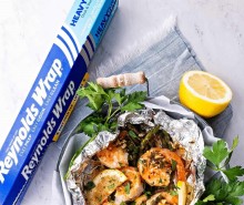 Lemon Garlic Shrimp Foil Packets