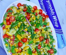 Grilled Corn and Avocado Tomato Salad