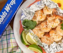 Grilled Coconut Shrimp Foil Packets