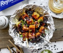 Baked Tofu with Black Pepper Sauce