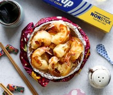 Oven Baked Shrimp and Cheese Dumplings