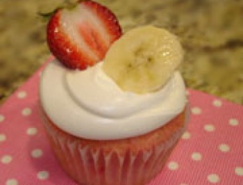 Strawberry Banana Cupcakes