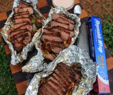 New York Strip Steak with Veggie Packets